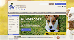 Desktop Screenshot of hhdyrlaeger.dk