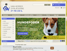 Tablet Screenshot of hhdyrlaeger.dk